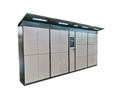 15 inch Touch Screen Parcel Delivery Lockers , Computer System Parcel Locker Service