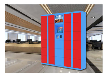 PIN-code Barcode Smart Luggage Lockers / High-end elektronische opslag Airport Lockers
